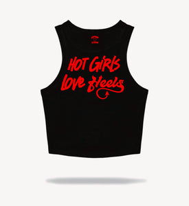 HOT GIRLS LOVE HEELS TANK TOP